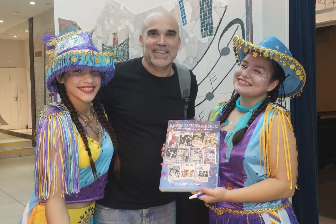 Facundo Carman es integrante de la murga Los Amantes de la Boca.