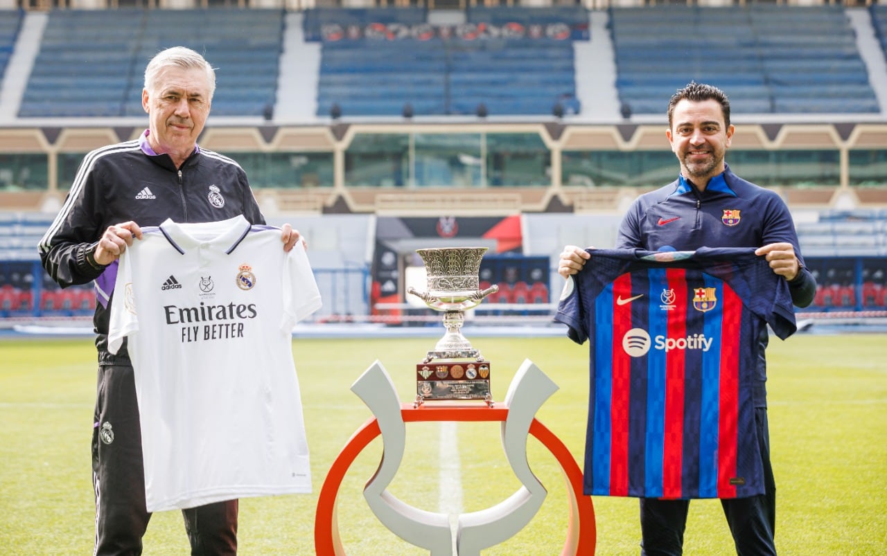 Ancelotti y Xavi, los entrenadores que buscarán la Supercopa de España