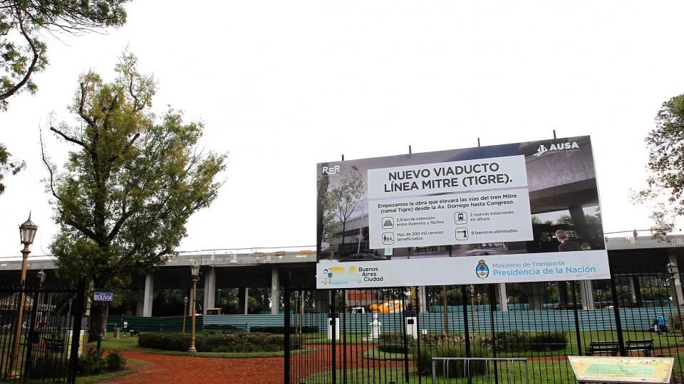 La Justicia le puso freno al desarrollo inmobiliario en los terrenos del bajo viaducto del Ferrocarril Mitre.