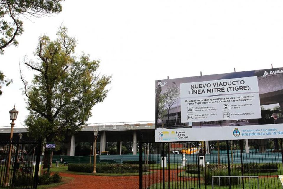 La Justicia le puso freno al desarrollo inmobiliario en los terrenos del bajo viaducto del Ferrocarril Mitre.