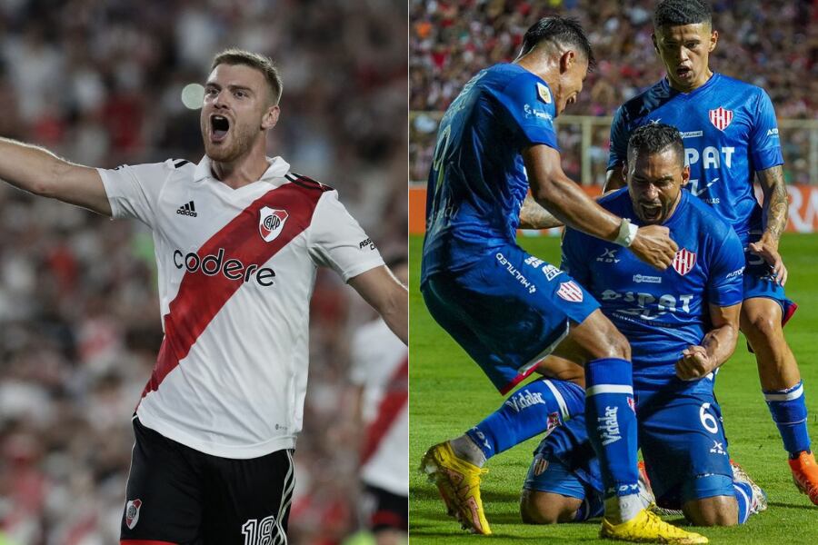 El puntero River recibe a Unión en el Monumental. 