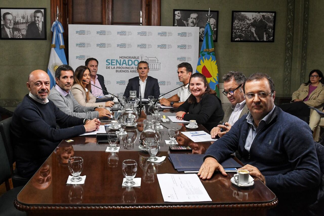 La Comisión de Presupuesto se reunió en el Senado.