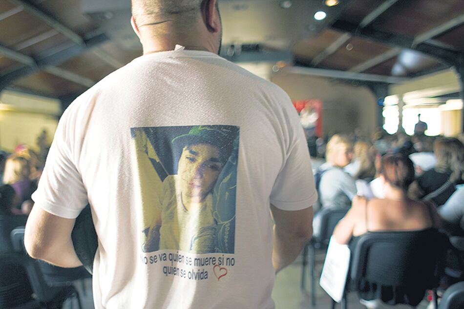 Uno de los familiares de las víctimas de la masacre de Esteban Echeverría.