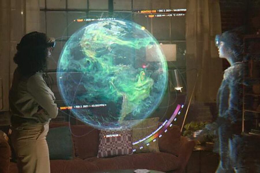 Un ejemplo de realidad virtual con Mesh.