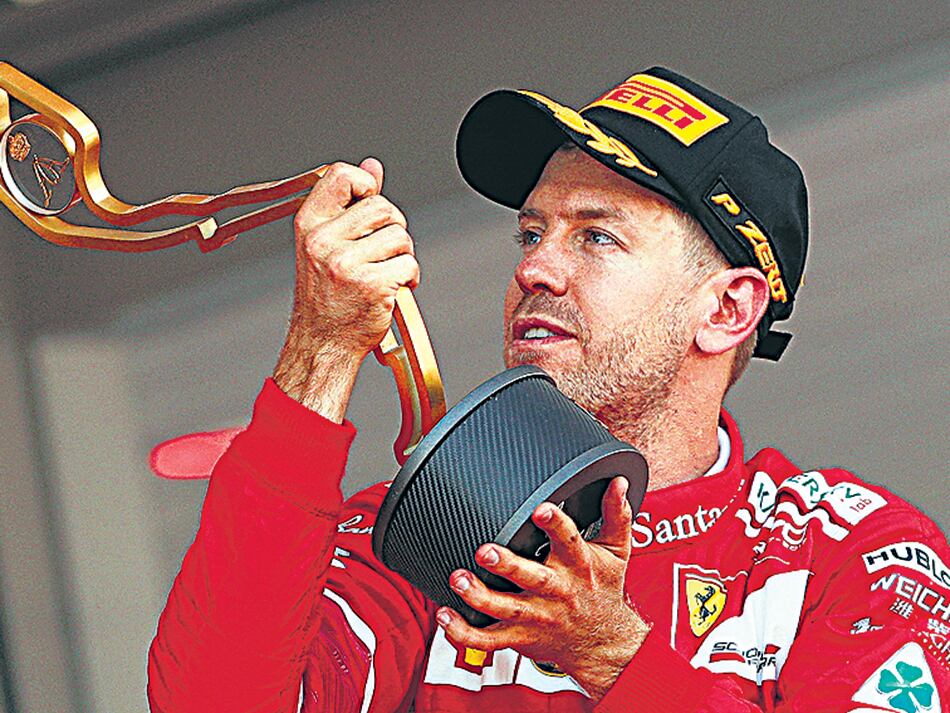 El alemán Sebastian Vettel (Ferrari).