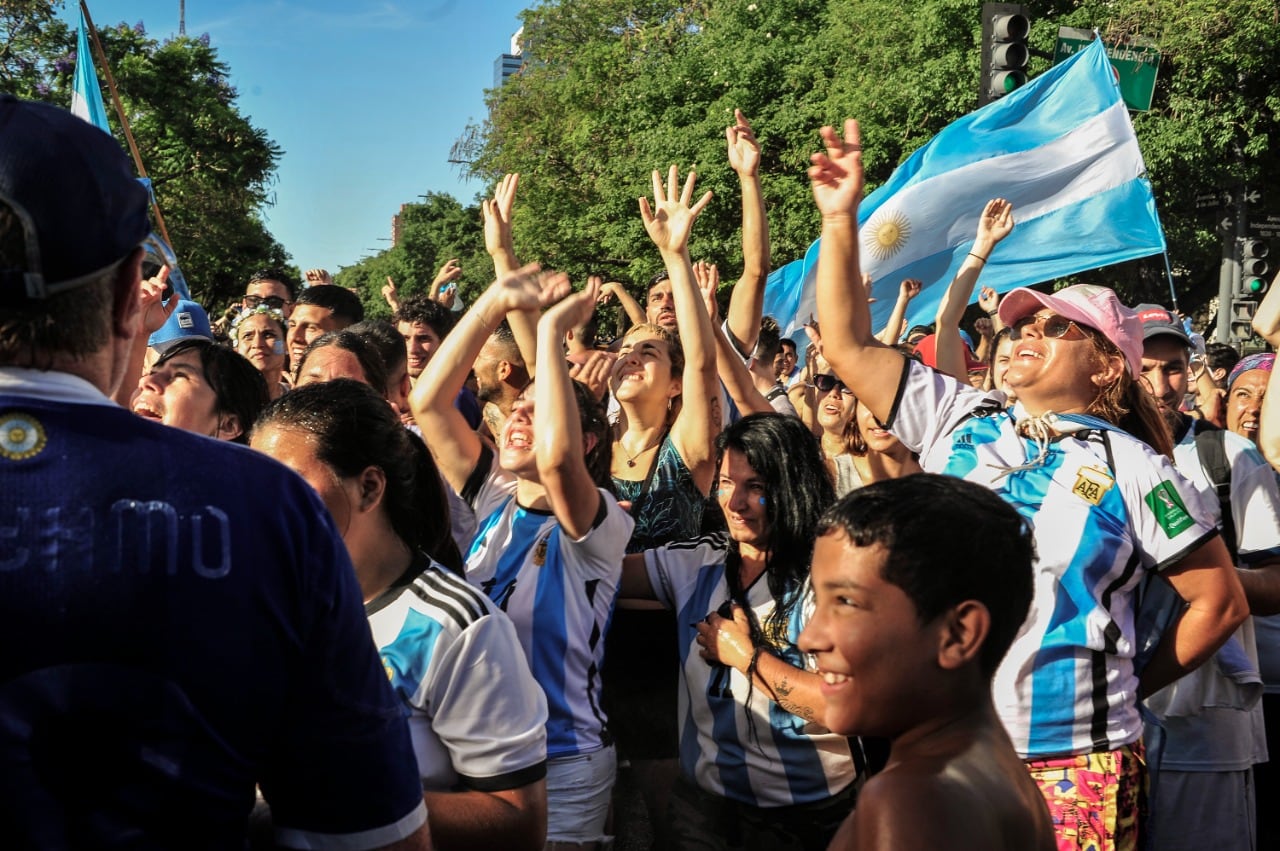 El festejo por la conquista del Mundial recorrió toda la Argentina.
