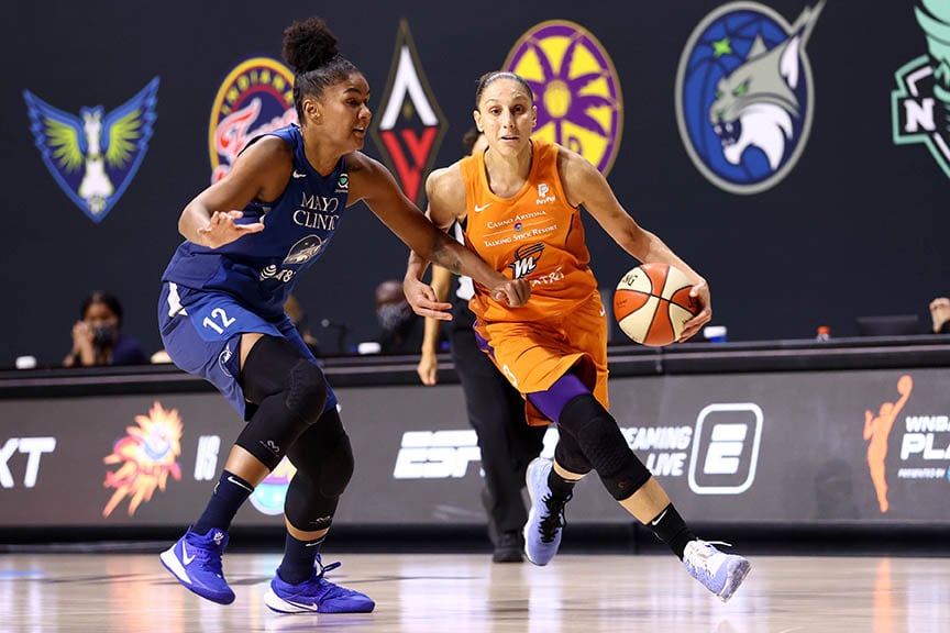 Diana Taurasi, en acción.
