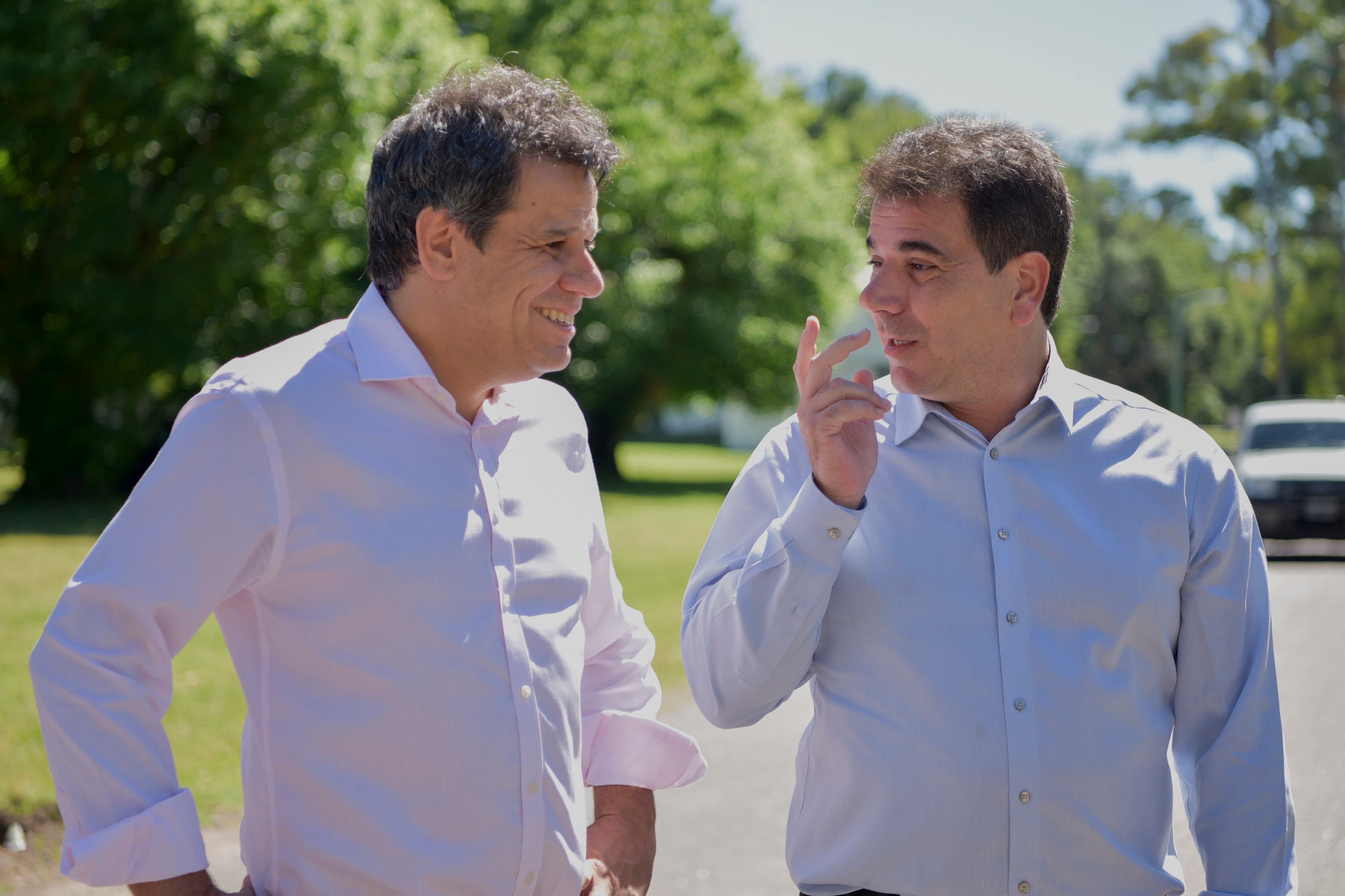 Facundo Manes y Cristian Ritondo, viejos socios de JxC, hoy separados por la relación con Javier Milei.