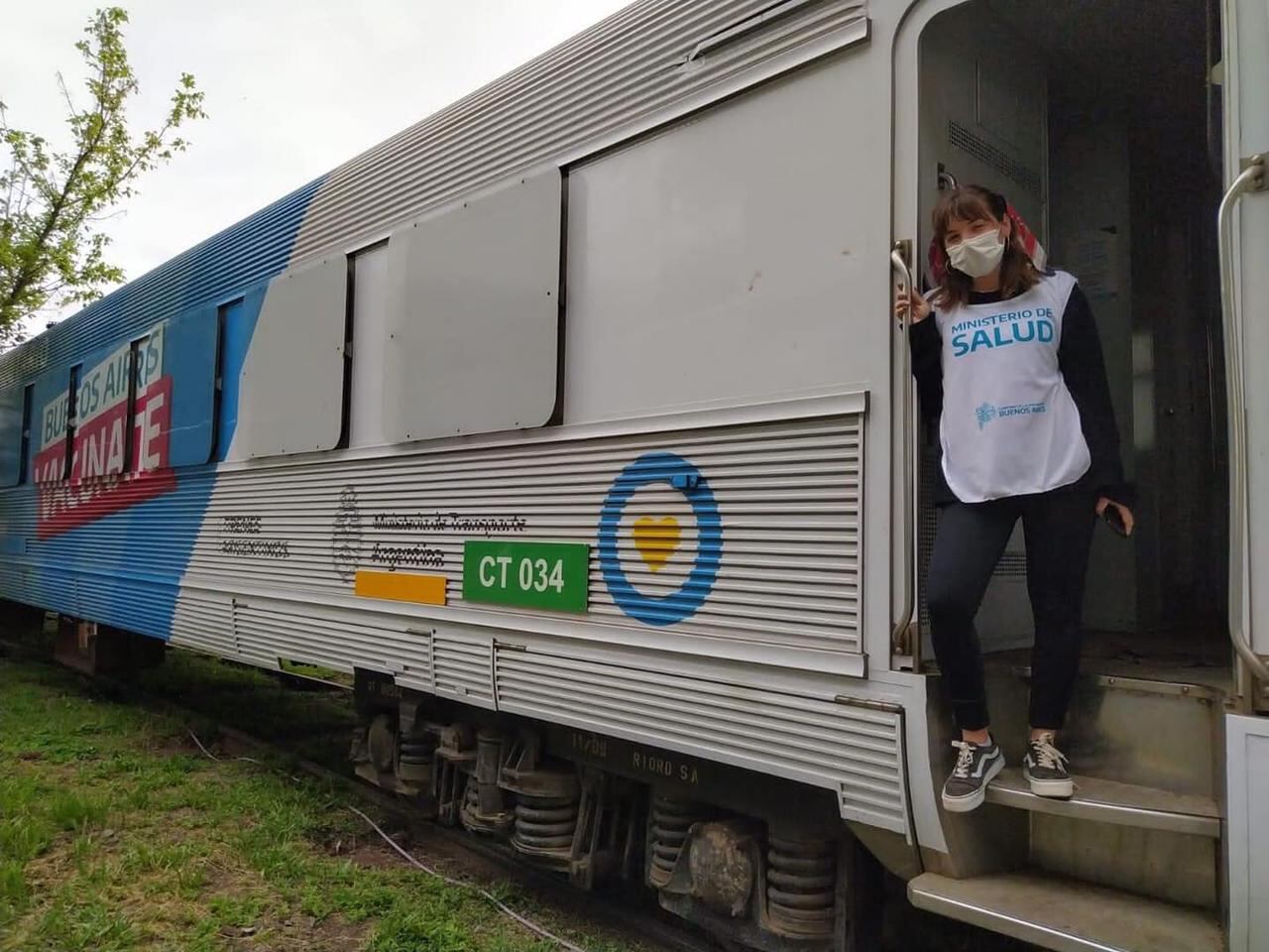 Los vagones fueron convertidos en consultorios