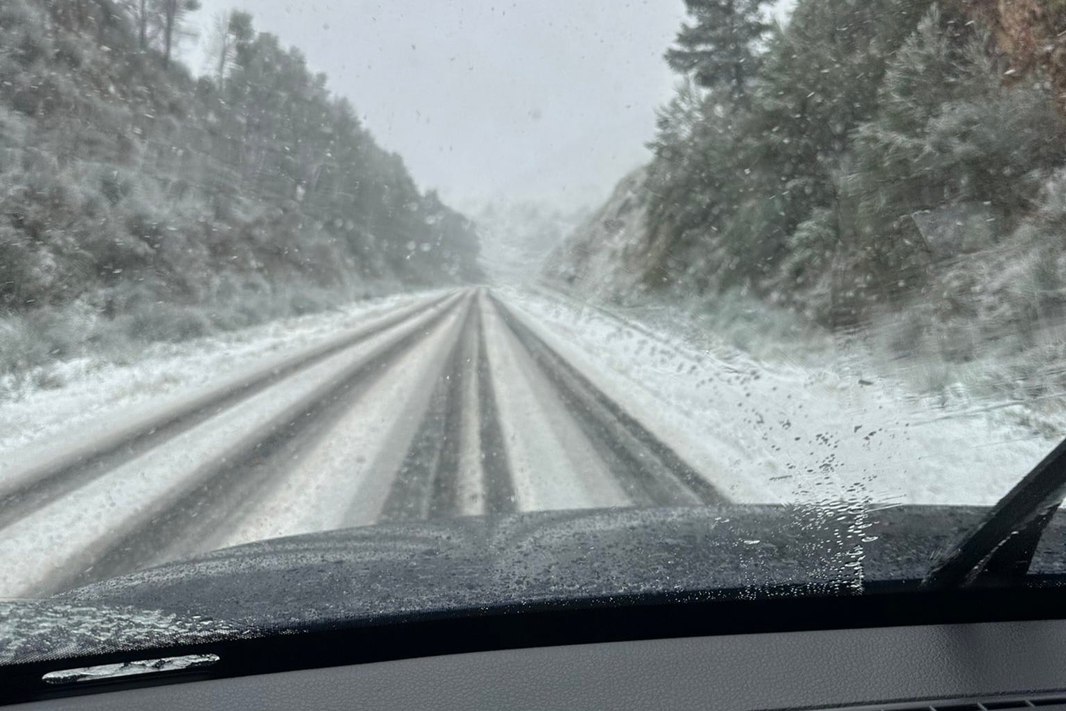 La nieve dijo presente en Buenos Aires 