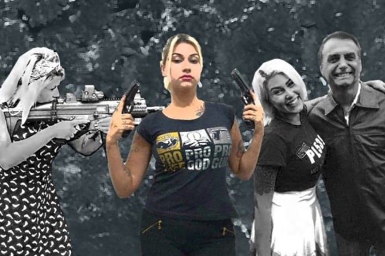 Sara Giromin, vocera del grupo Los 300 de Brasilia.