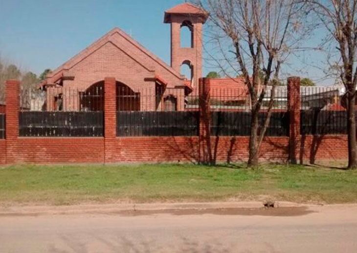 El frente del Convento de Nogoyá.