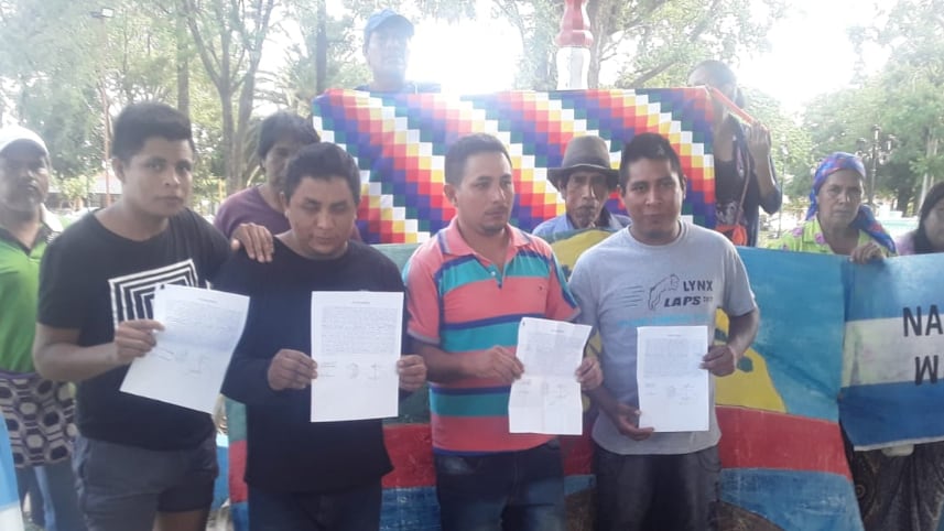 Los cuatro varones liberados