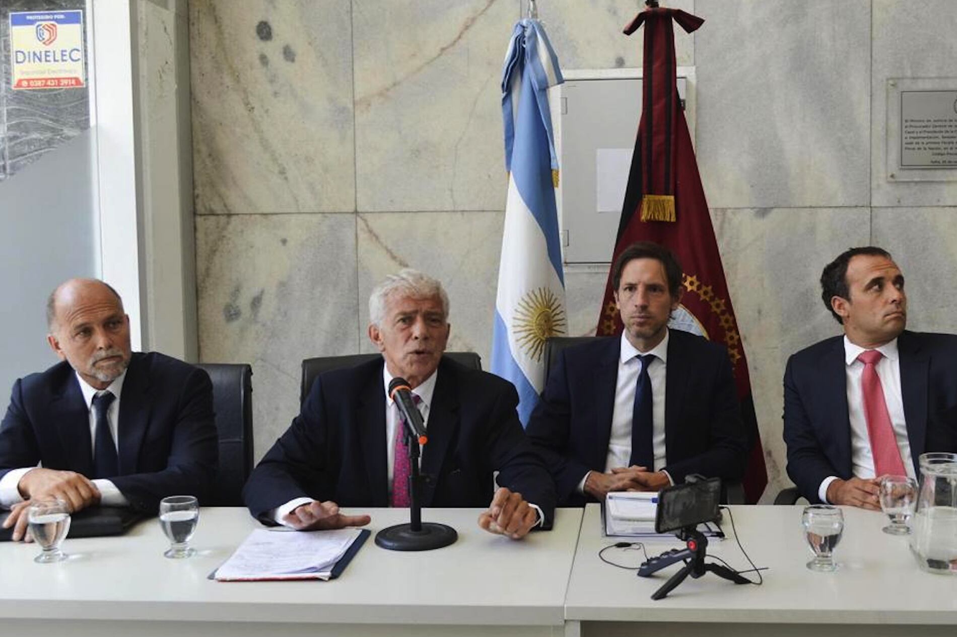 De izquierda a derecha, Diego Guerendiain, Cúneo Libarona, Alberto Nanzer y Nicolás Ramírez.