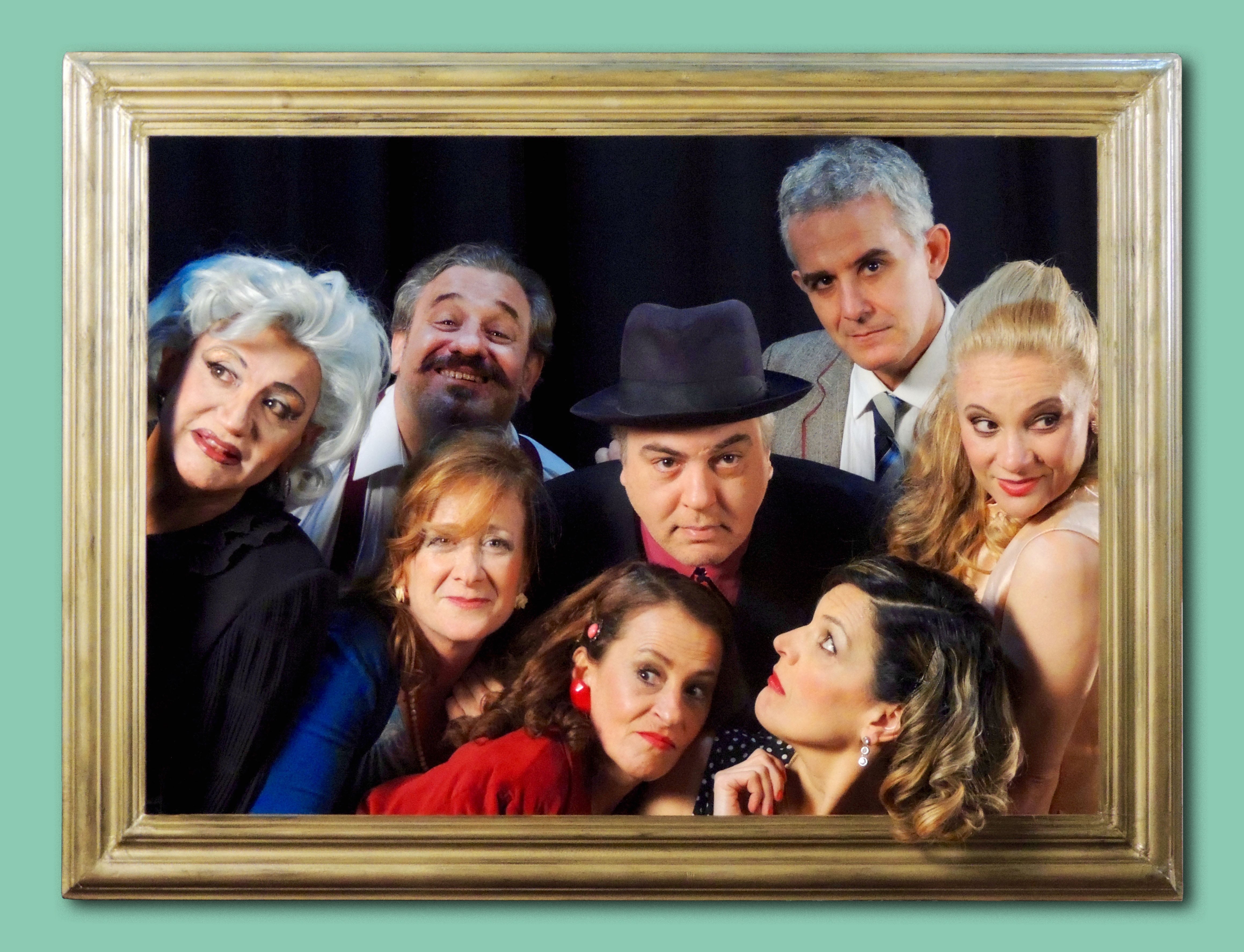 El elenco completo de Las de Barranco, bajo dirección de Alejandra Gómez.