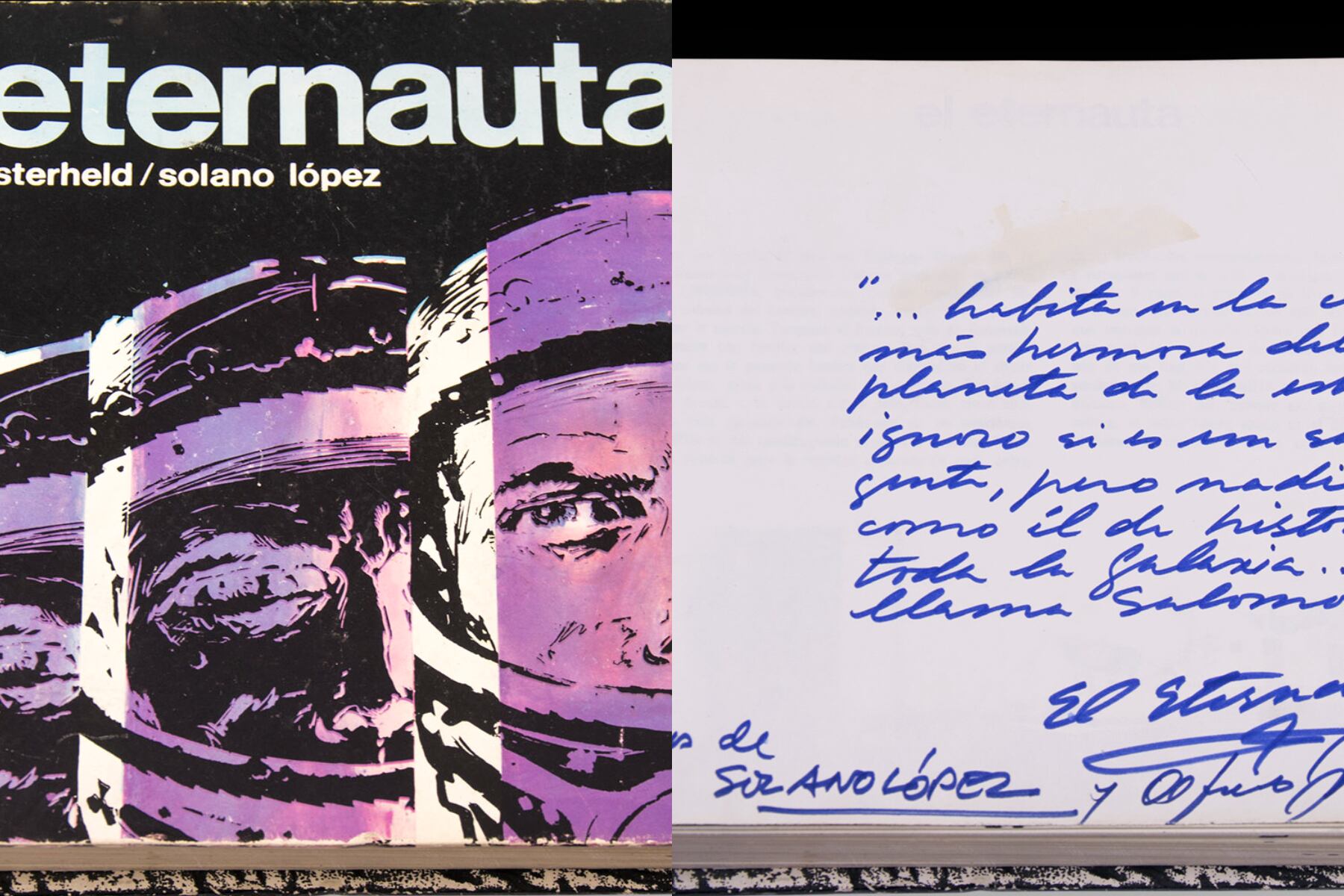 Subastan un ejemplar de la primera edición de "El Eternauta" autografiado por Héctor Oesterheld y Solano López