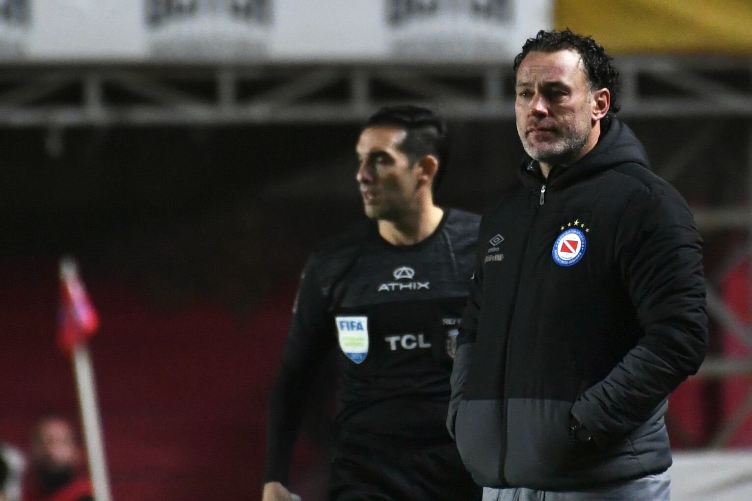 Gabriel Milito, DT de Argentinos Juniors.