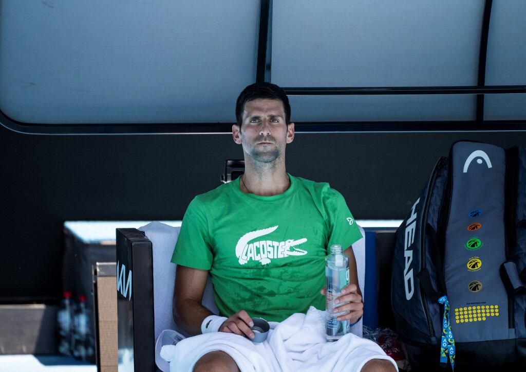 "Trato de estar en sintonía con mi cuerpo todo lo que puedo", argumentó Djokovic sobre su decisión de no vacunarse contra el coronavirus.