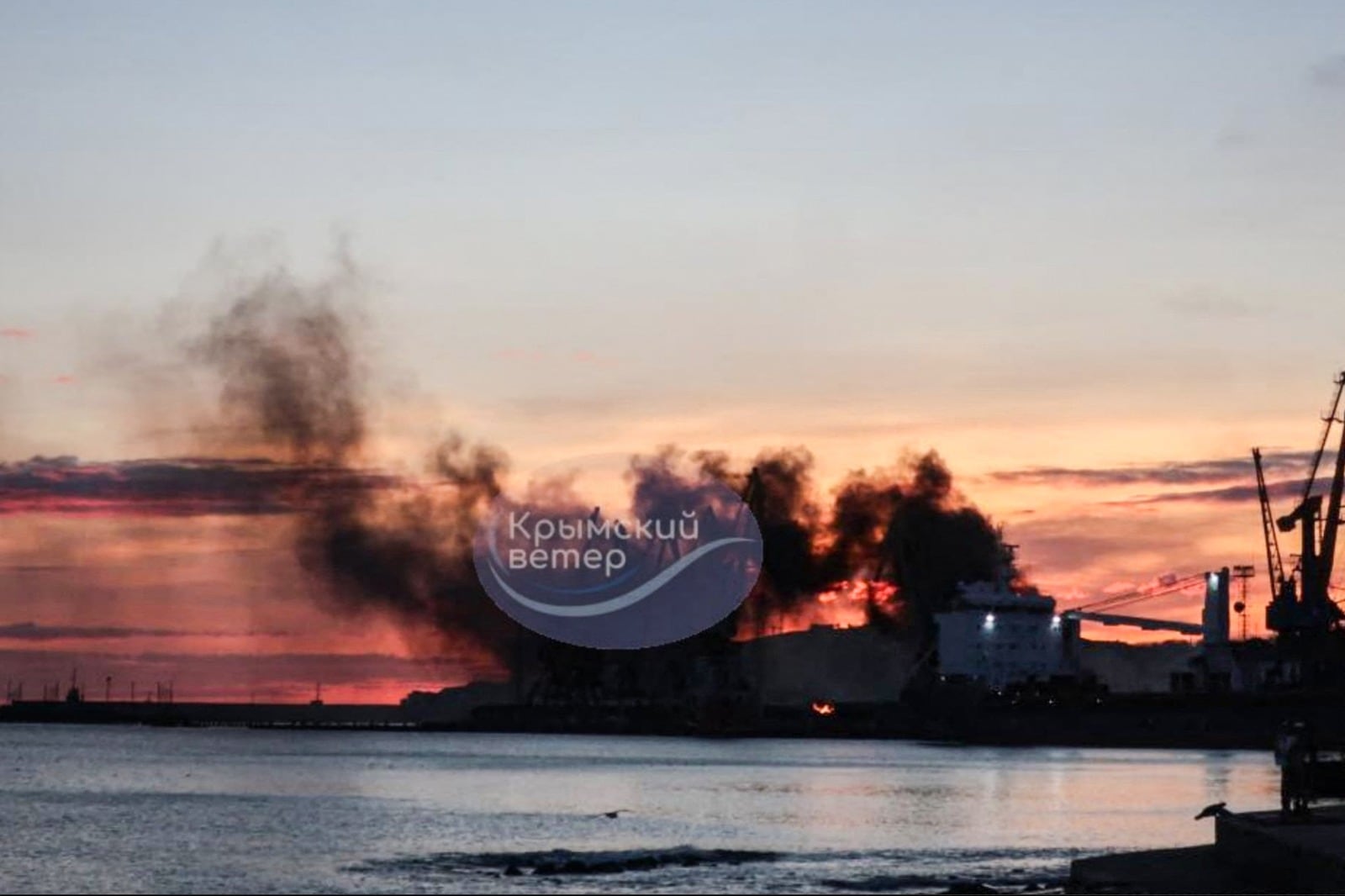 Unpuerto de Crimea bajo control ruso tras un ataque ucraniano.