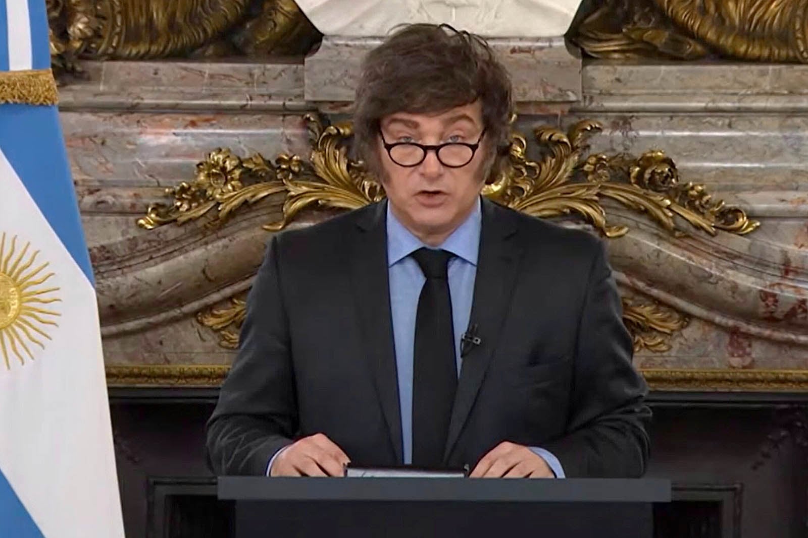 Javier Milei habló en cadena nacional