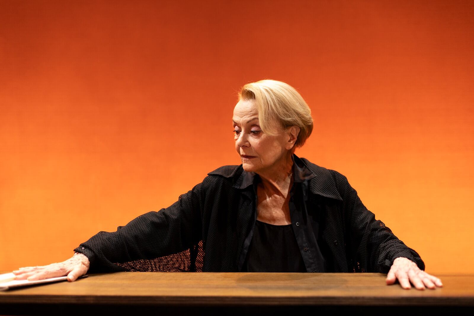 Marilú Marini ofrece una clase magistral de actuación en la puesta.