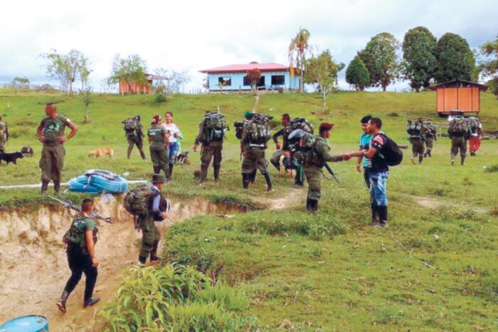 El Bloque Sur de las FARC avanzó hacia los sitios de concentración en el Putumayo.