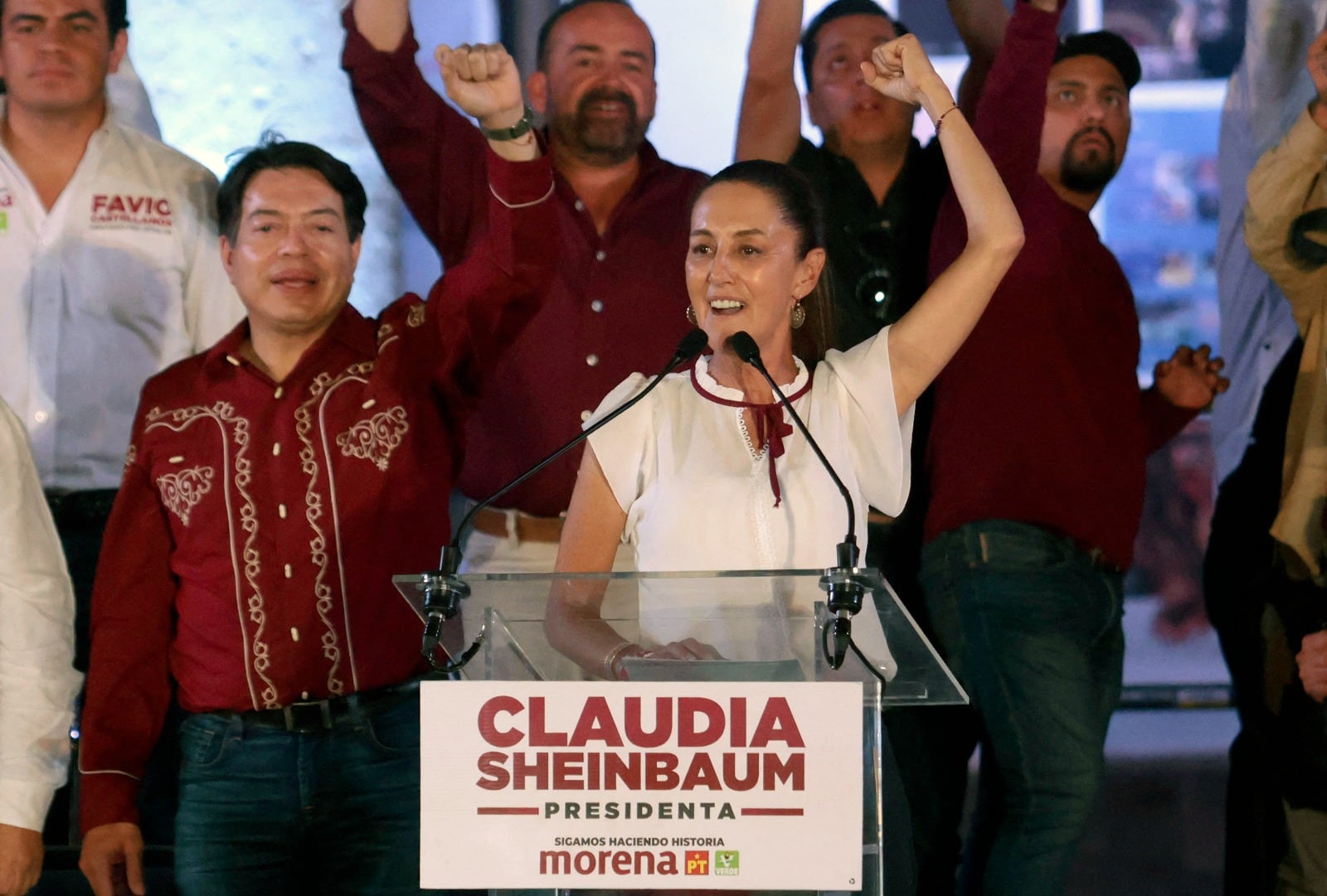 Claudia Sheinbaum, candidata presidencial de Cuarta Transformación.