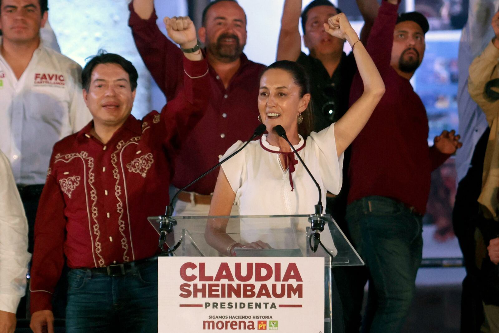 Claudia Sheinbaum, candidata presidencial de Cuarta Transformación.