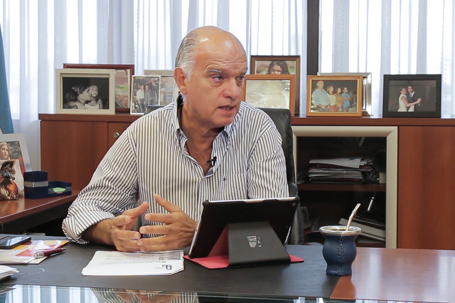 Néstor Grindetti, presidente de Independiente. 