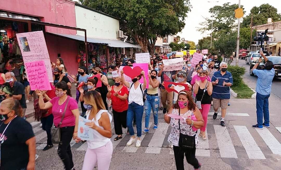 La marcha en Tartagal convocó a cientos de personas 