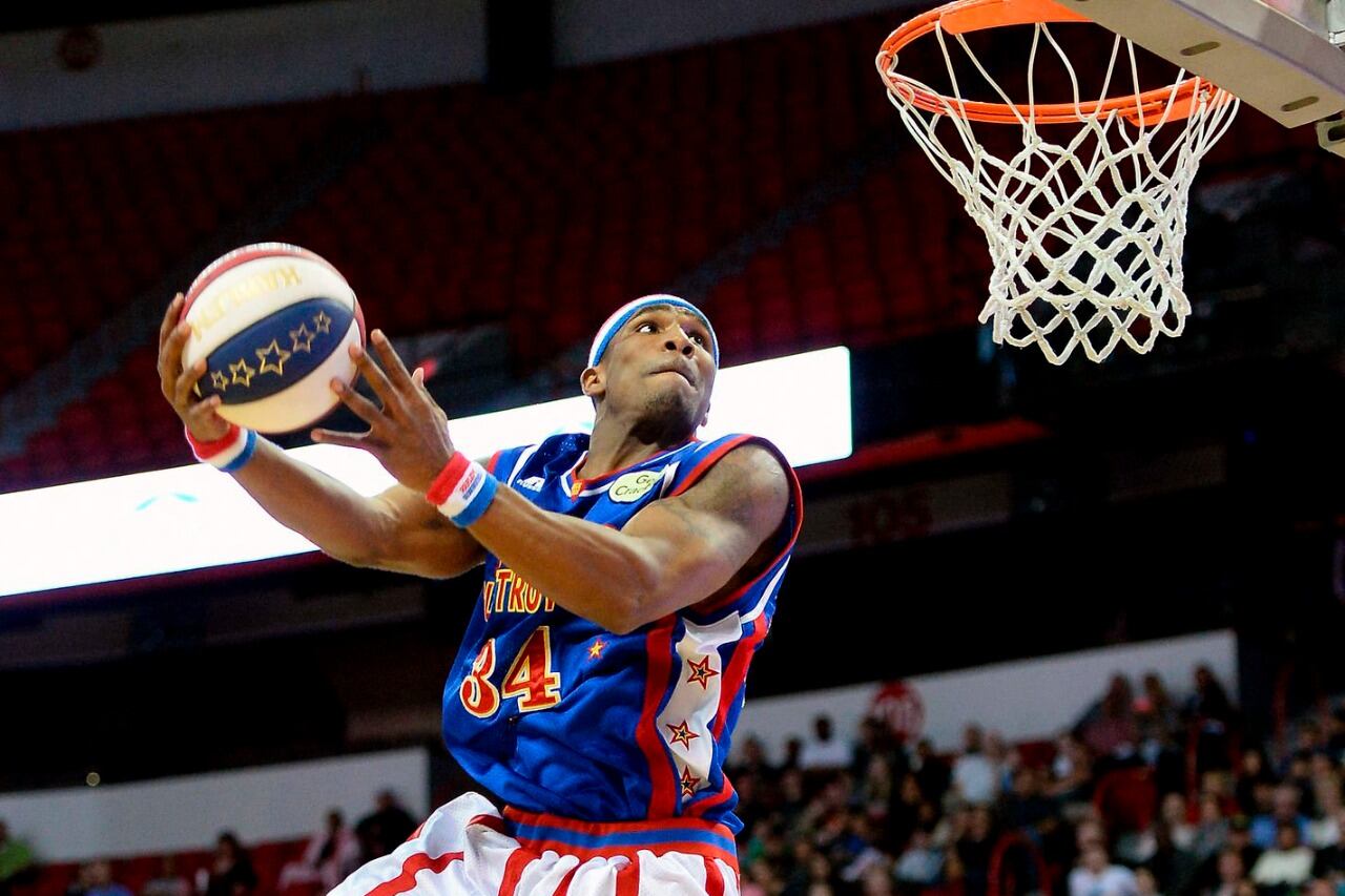 Corey Thunder Law es uno de los emblemas de los actuales Globetrotters