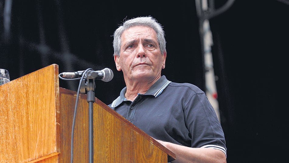 Carlos Acuña, secretario general del gremio de estaciones de servicio y uno de los triunviros de la CGT.