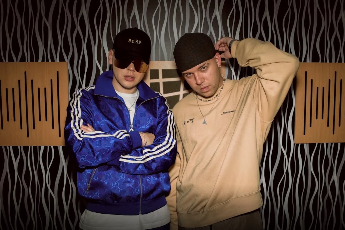 Bizarrap, junto al cantante español Quevedo, son dueños de la sesión más escuchada.