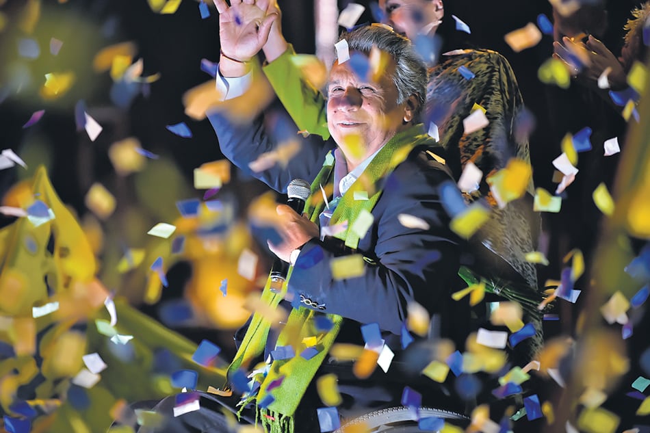 “Al final de mi mandato quiero poder decir que se erradicó la extrema pobreza”, dijo Lenín Moreno.