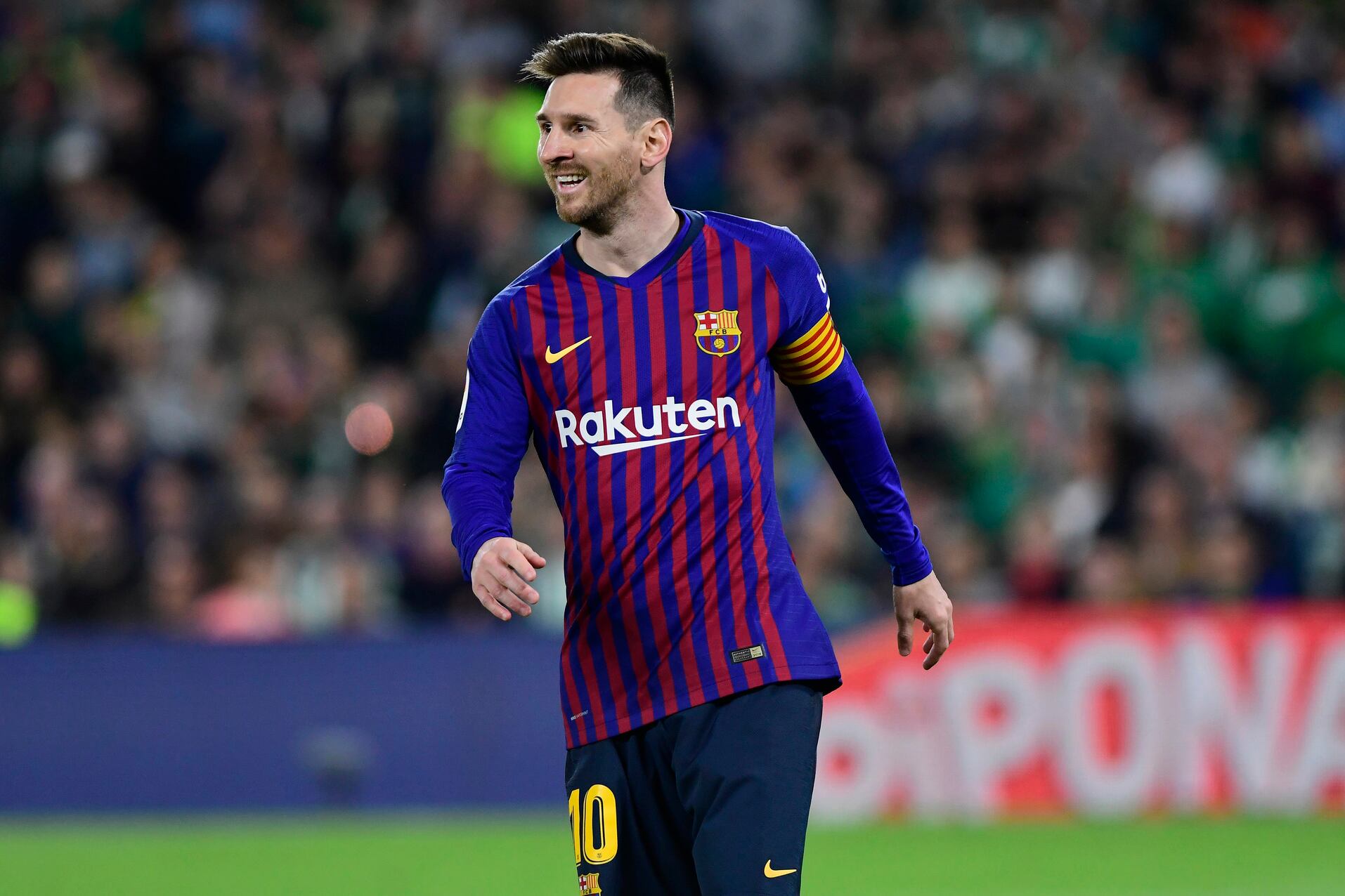 Lionel Messi, con la 10 del Barcelona. 