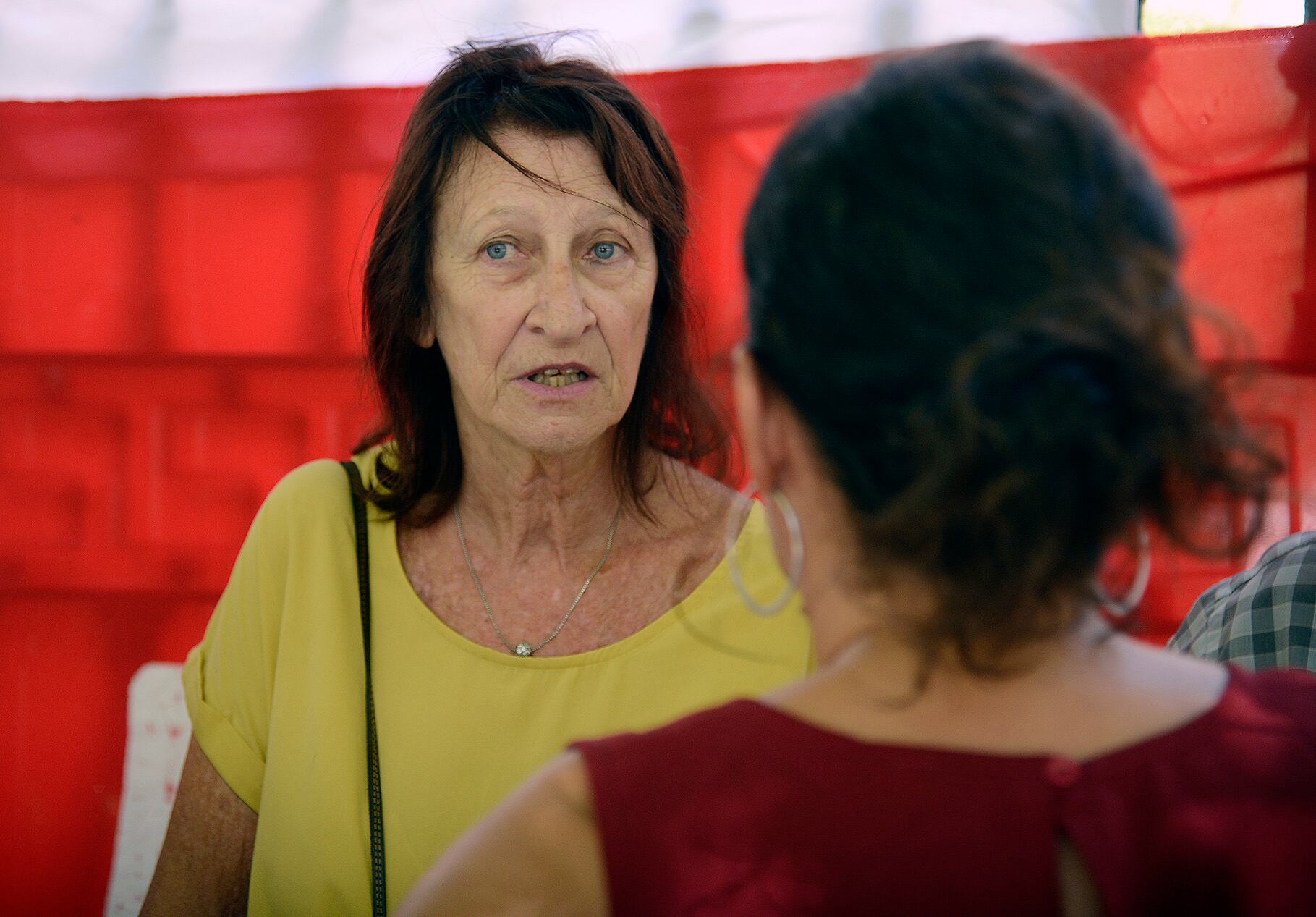 María Elena Albaiceta, que era profesora en el secundario recordó la intervención de Telmo Ibarra.