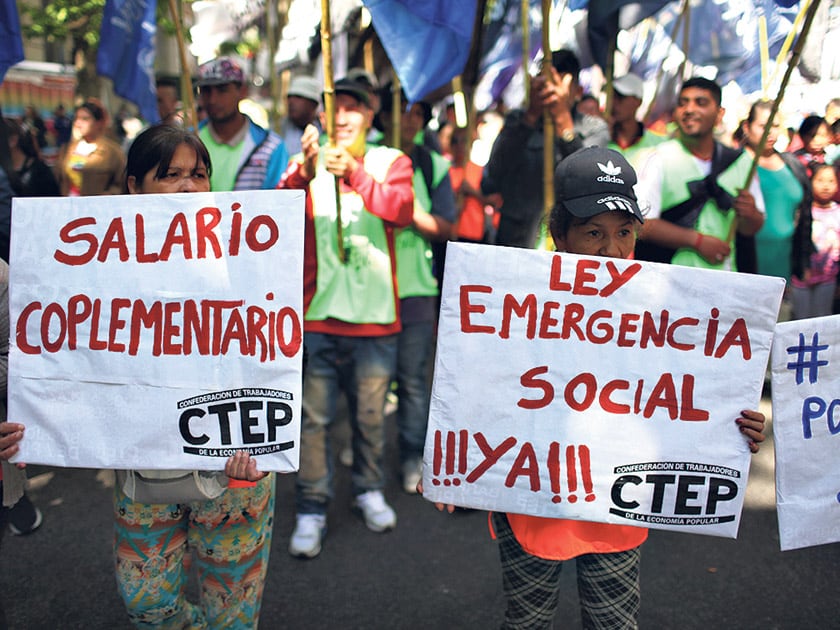 "Que saquen los pies de la arena y que se pongan a laburar porque la situación se está agravando”, indicaron los referentes sociales.