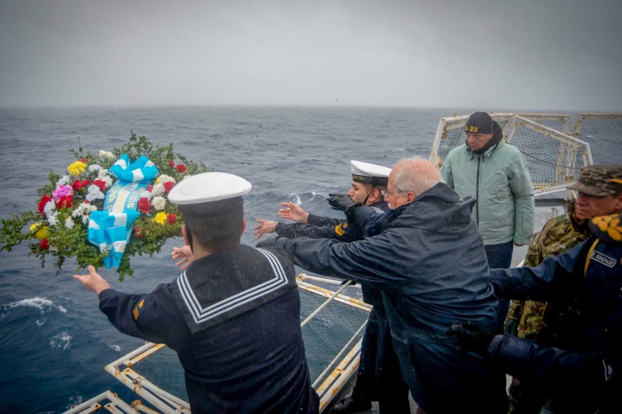 Un grupo de sobrevivientes participó del homenaje a los caídos