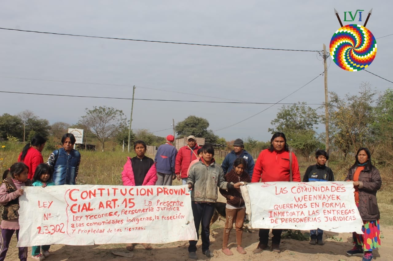 La protesta en la ruta 86