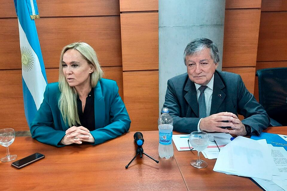 Vranicich, fiscal general, y Rubén Martínez.