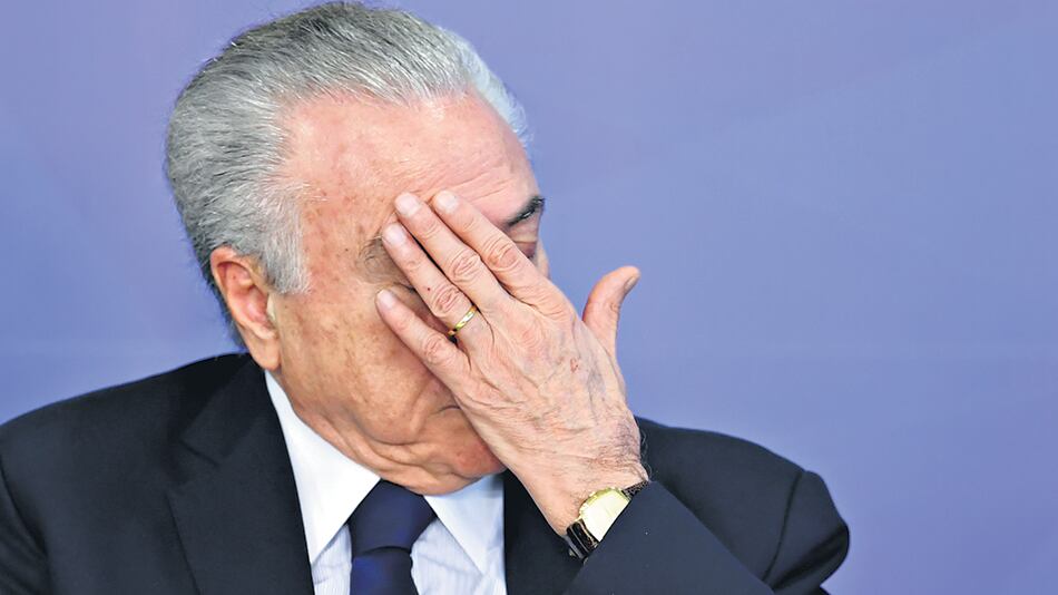El presidente de facto Temer enfrenta serias acusaciones de corrupción en el Parlamento brasileño.