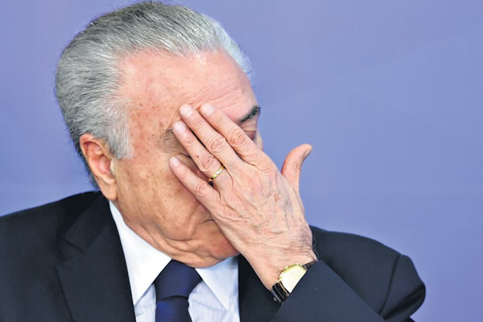 El presidente de facto Temer enfrenta serias acusaciones de corrupción en el Parlamento brasileño.