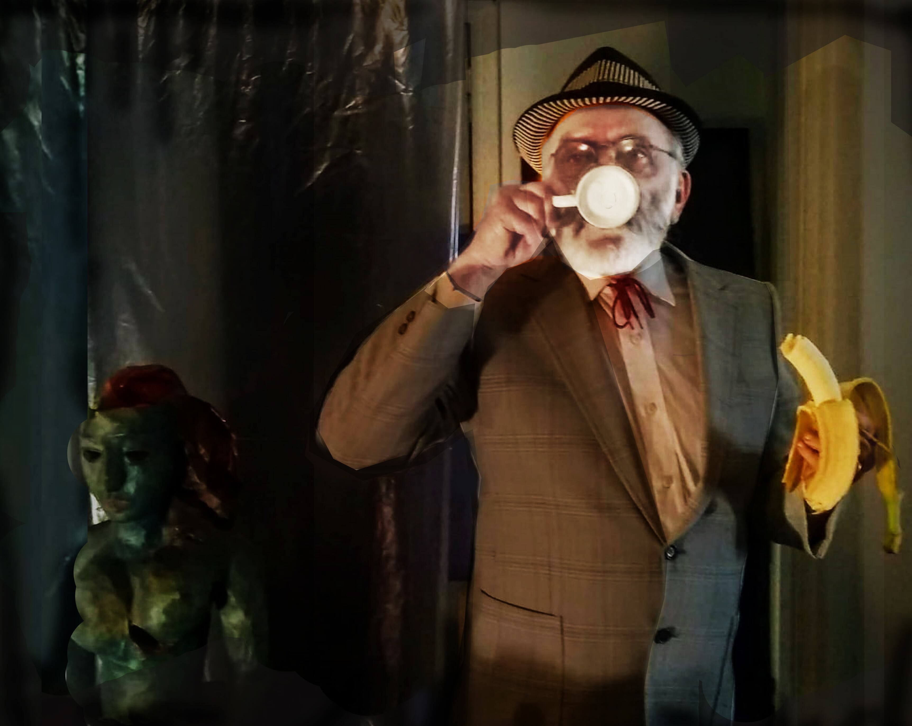 "Si ustedes creen en el terraplanismo, ¿por qué no pueden creer que soy Freud revivido?", dice el personaje de Zunino.