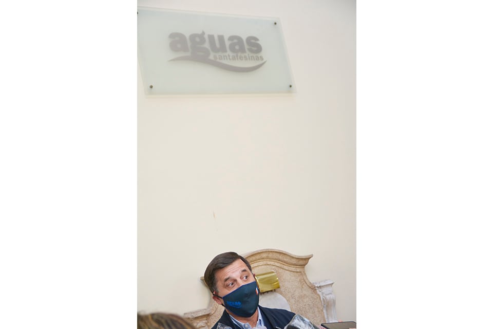 Hugo Morzán, presidente de Aguas Santafesinas.