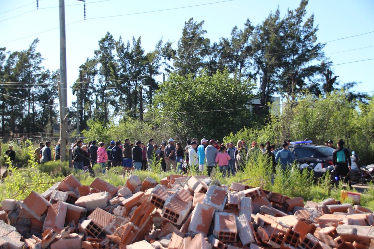 Las obras de ensanche de calle Baigorria generaron el debate. 