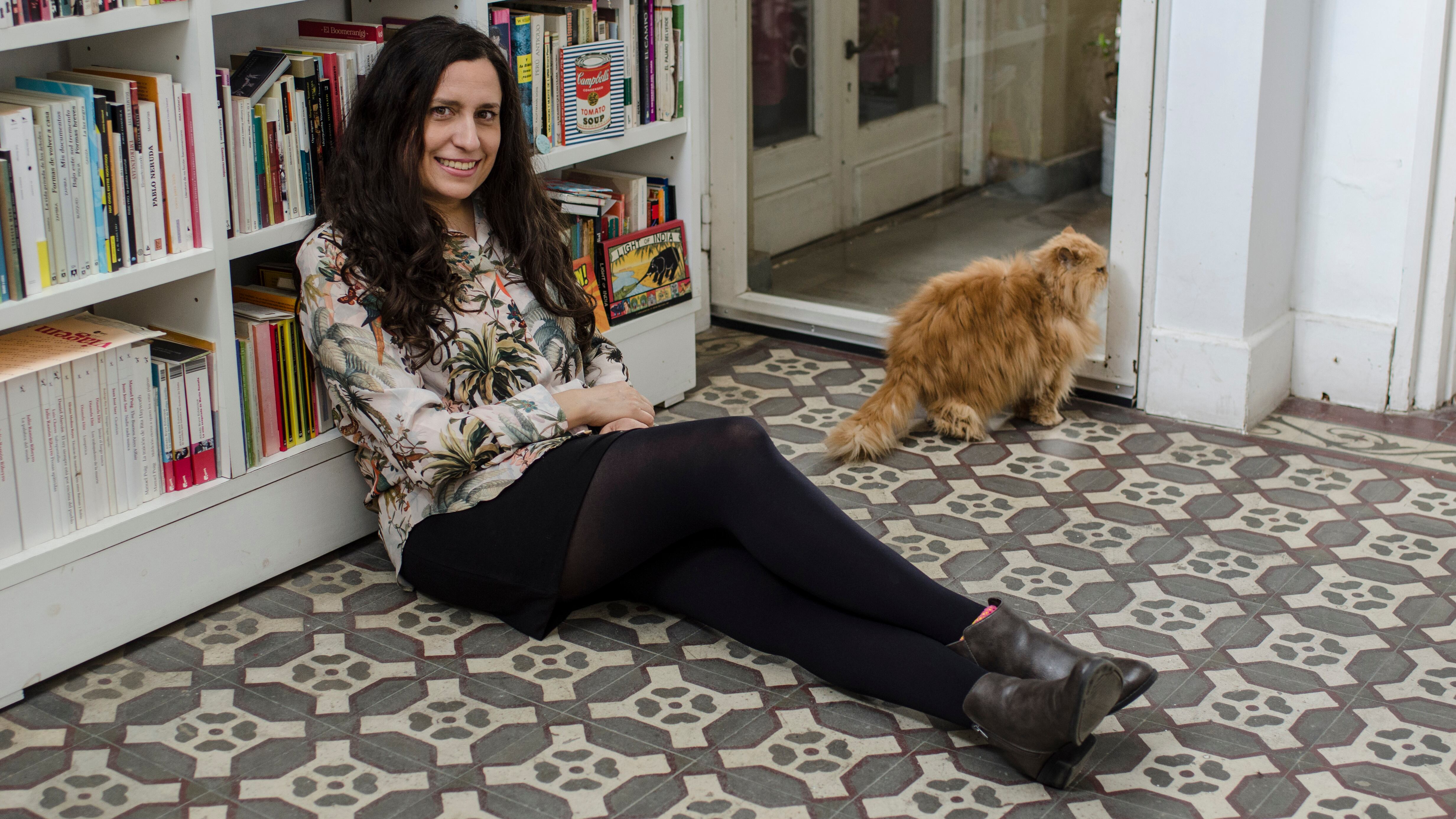 Nurit Kasztelan puso la primera librería en casa, en el barrio de Villa Crespo.