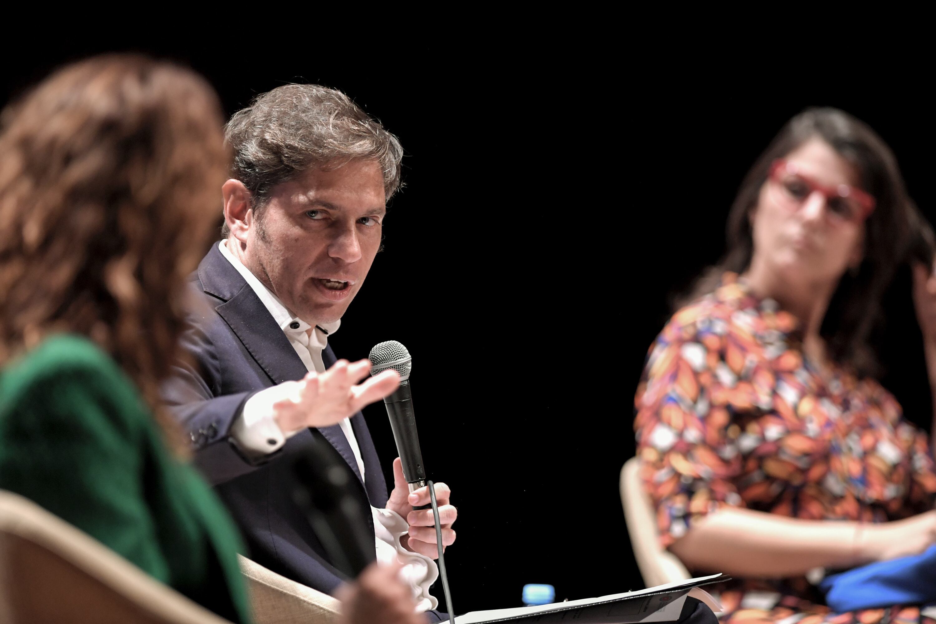 Axel Kicillof en el Centro Cultural Kirchner