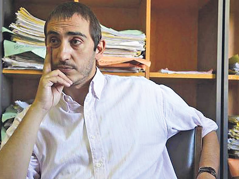 Fabricio Sidoti, fiscal que recibió la denuncia de Ayelén y ordenó hacerle un peritaje psiquiátrico.