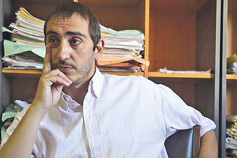 Fabricio Sidoti, fiscal que recibió la denuncia de Ayelén y ordenó hacerle un peritaje psiquiátrico.