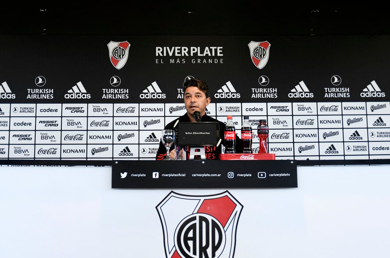 Gallardo dejó en claro que no se irá de River a mitad de campeonato